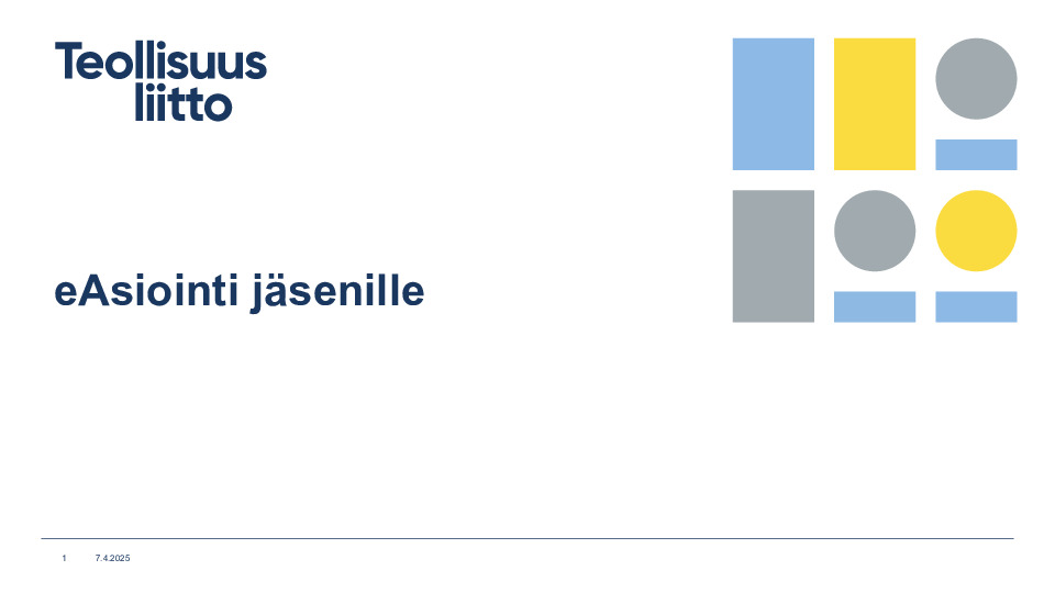 eAsiointi jäsenille -opas